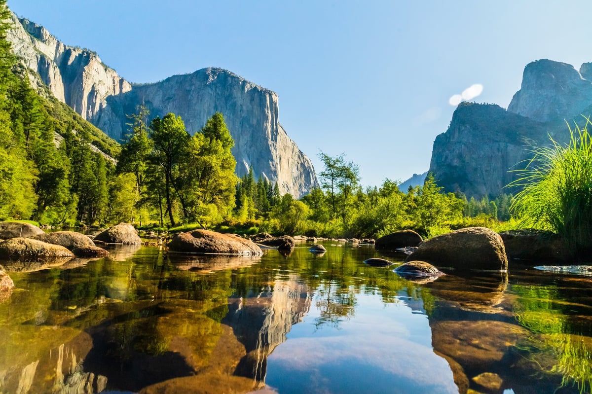 Yosemite National Park scenic valley view — a short drive from Clovis, California